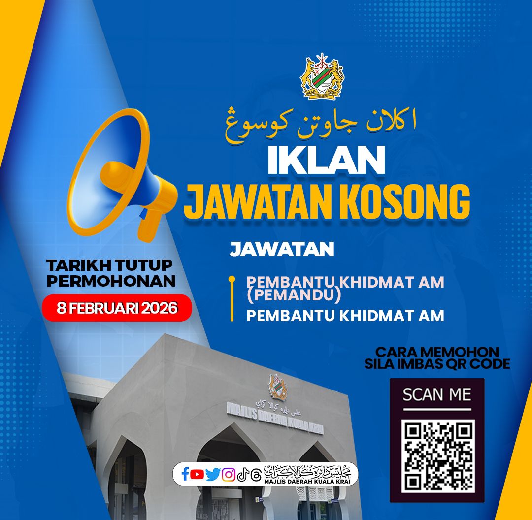 𝗜𝗞𝗟𝗔𝗡 𝗝𝗔𝗪𝗔𝗧𝗔𝗡 𝗞𝗢𝗦𝗢𝗡𝗚 𝗠𝗔𝗝𝗟𝗜𝗦 𝗗𝗔𝗘𝗥𝗔𝗛 𝗞𝗨𝗔𝗟𝗔 𝗞𝗥𝗔𝗜